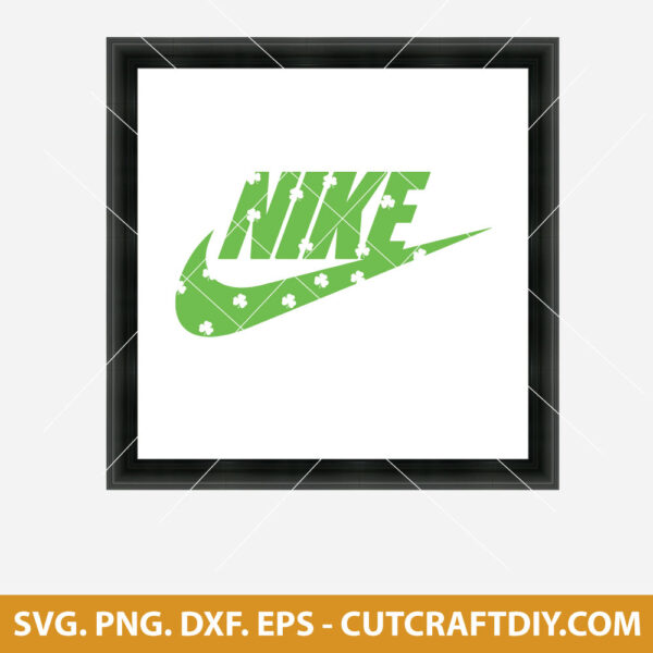 St Patricks Day Nike SVG