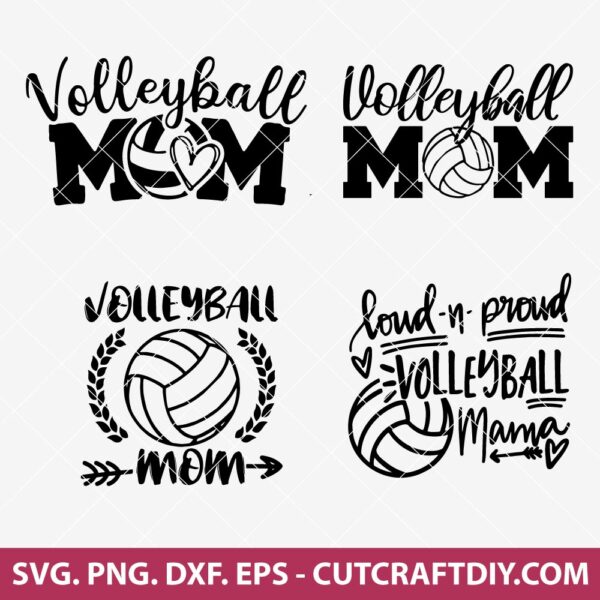 Volleyball Mom SVG