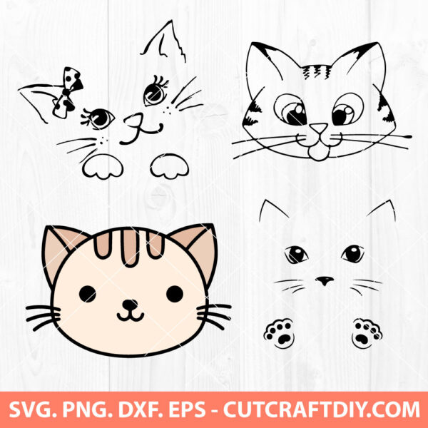 Cat Face SVG