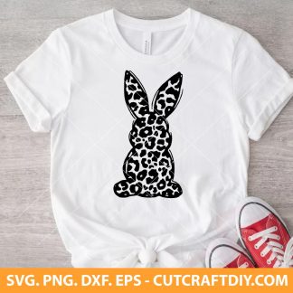 Easter Bunny Leopard SVG