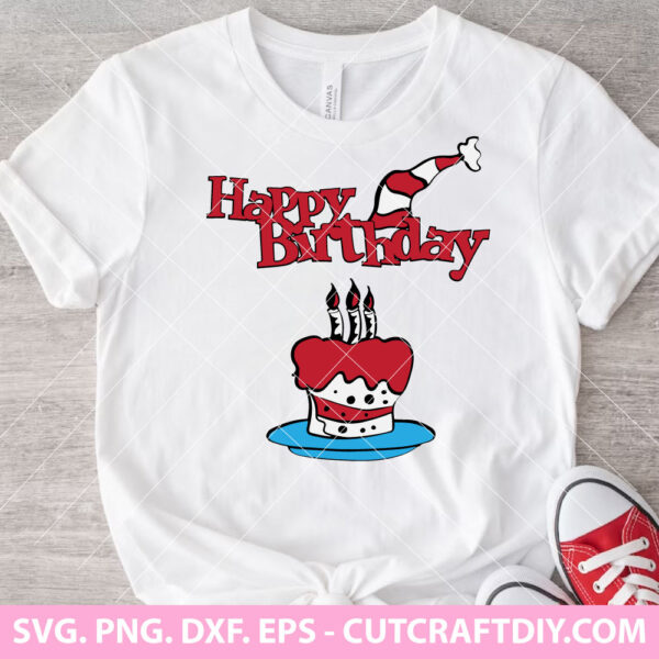 Happy Birthday Dr Seuss SVG