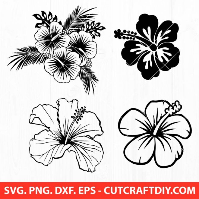 Hawaiian Flower SVG Bundle