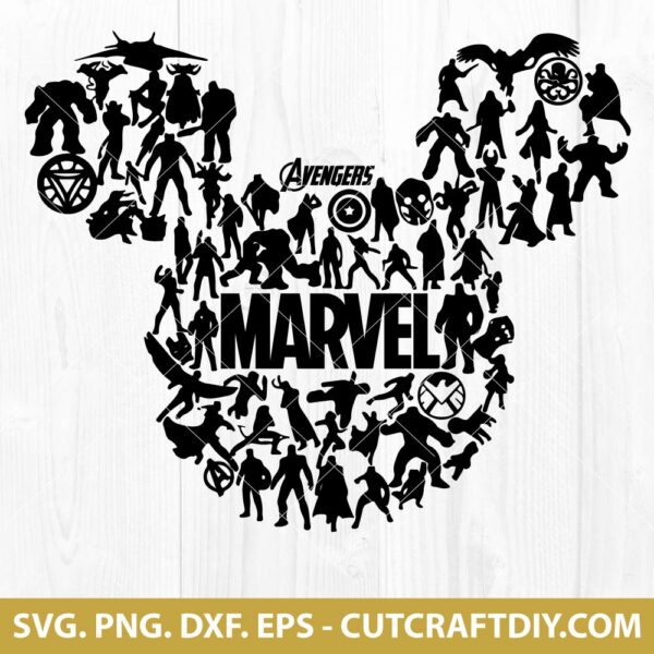 Marvel Mickey Mouse Disney SVG