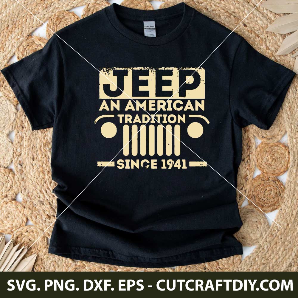 Vintage Jeep Since 1941 SVG