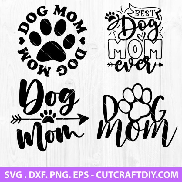 Dog Mom SVG