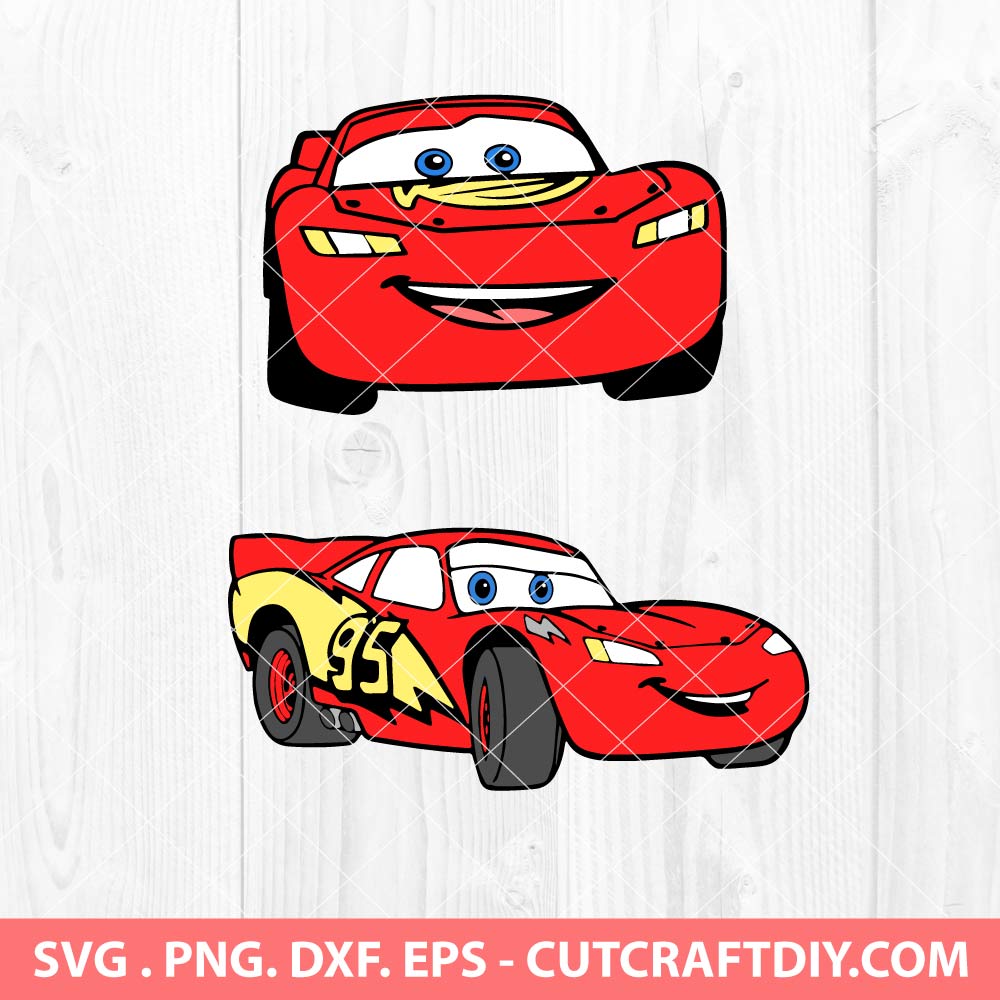 Lightning McQueen SVG Cut File
