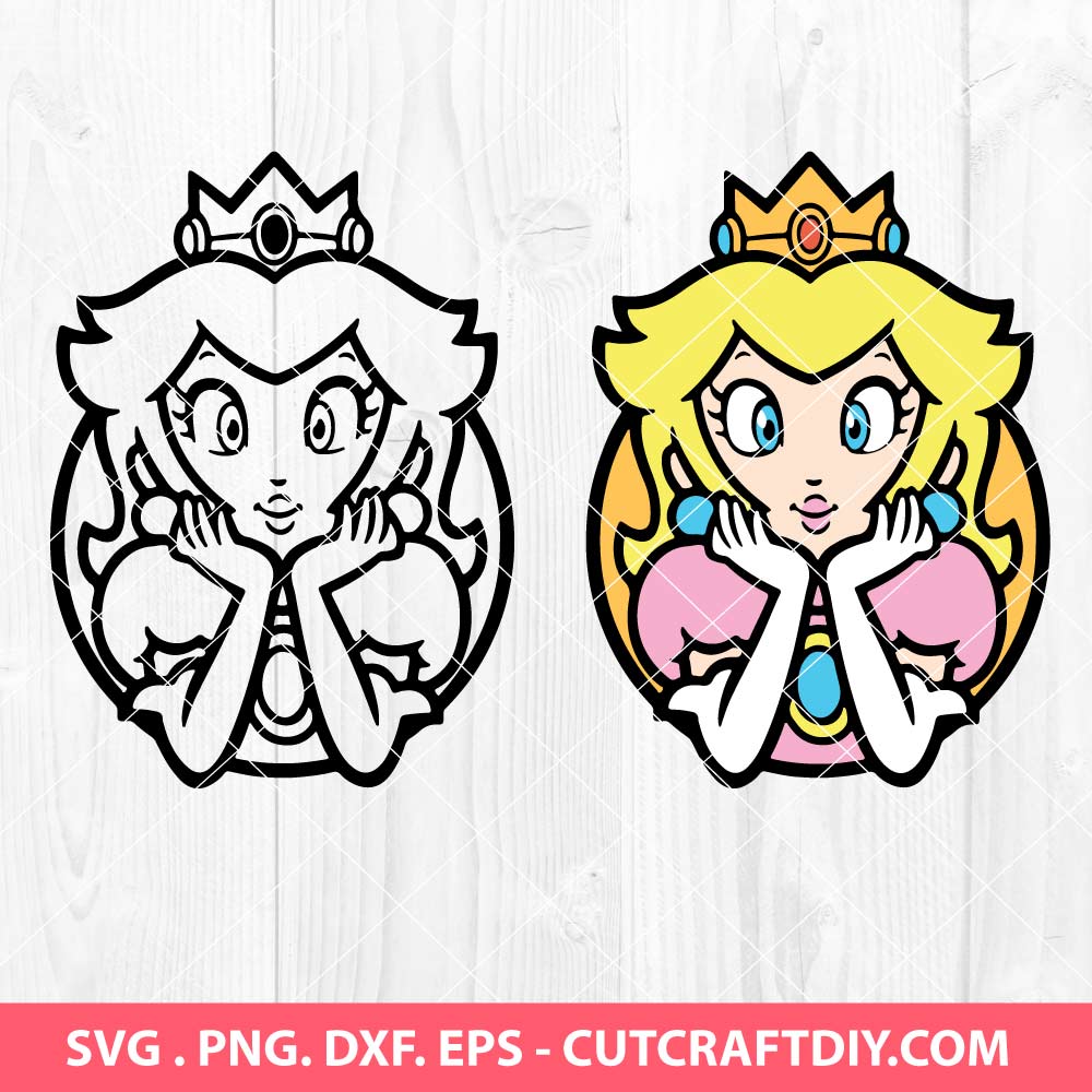 Princess Peach SVG