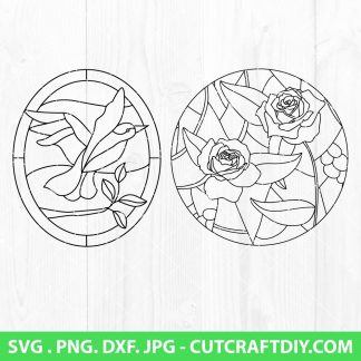 Stained Glass Patterns SVG