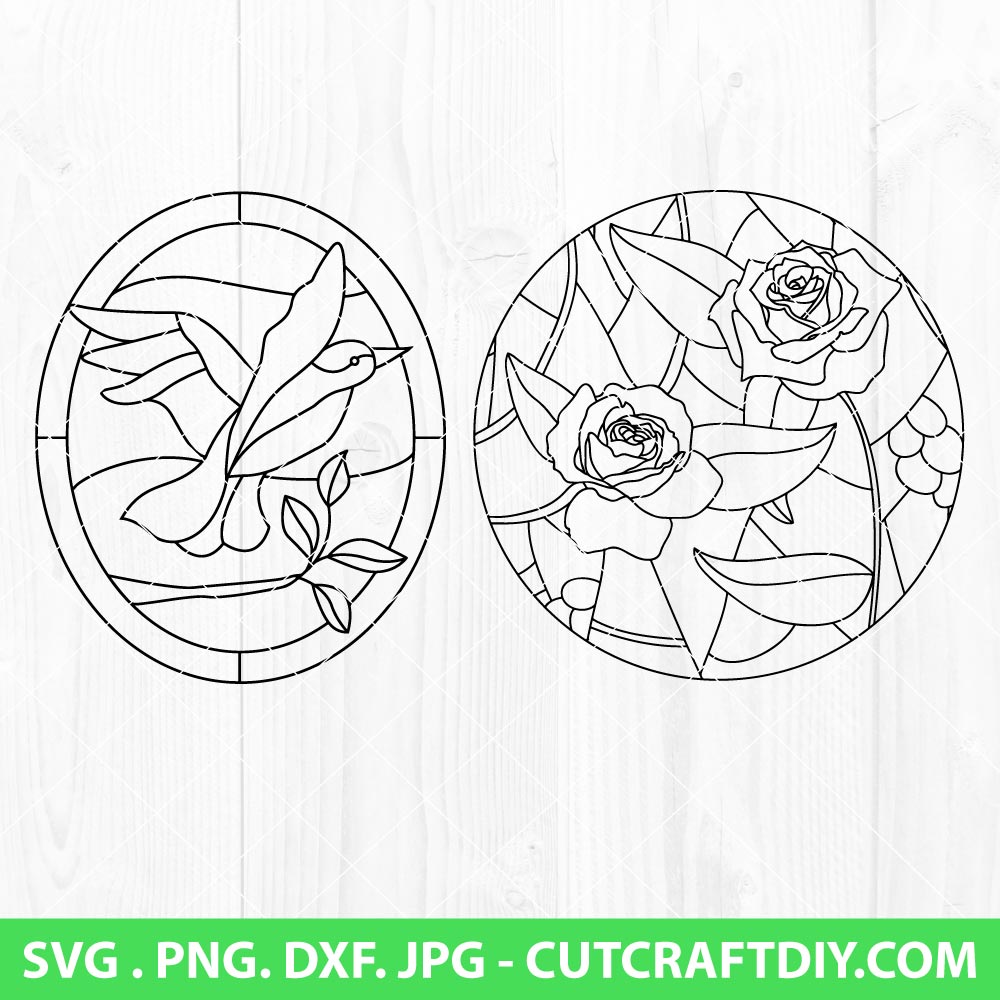 Stained Glass Patterns SVG