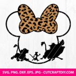 Leopard Minnie Mouse Animal Kingdom SVG