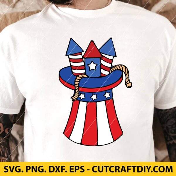 4th of July Hat SVG