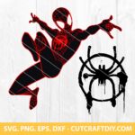 Miles Morales SVG Spider-Man SVG Marvel SVG PNG DXF EPS Cut Files for Cricut and Silhouette Digital Download