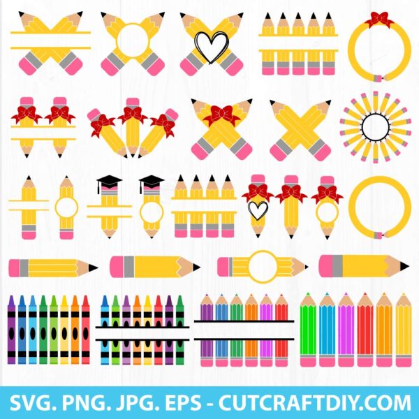 Crayon SVG Bundle