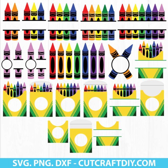 Crayon Colorful SVG