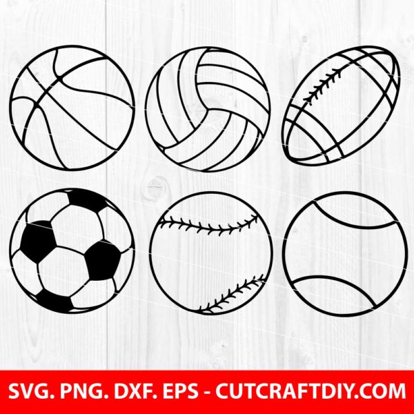 SPORTS BALLS SVG BUNDL