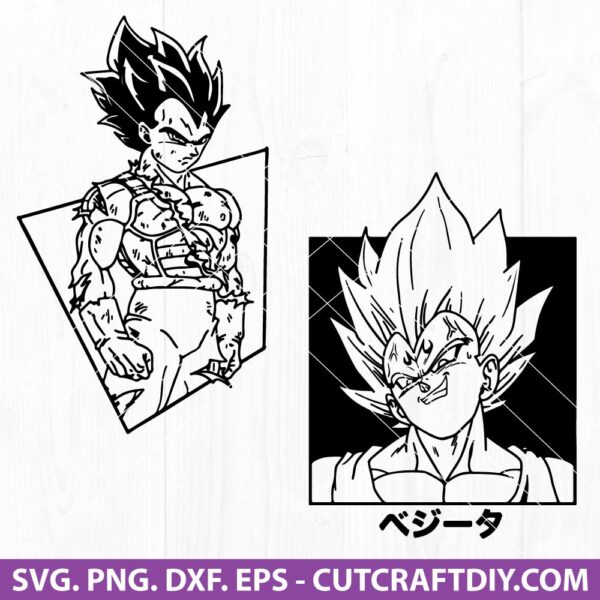 Vegeta SVG Cut File