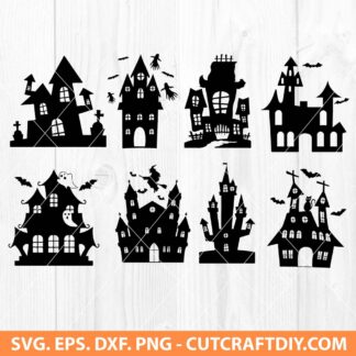 Haunted House Svg