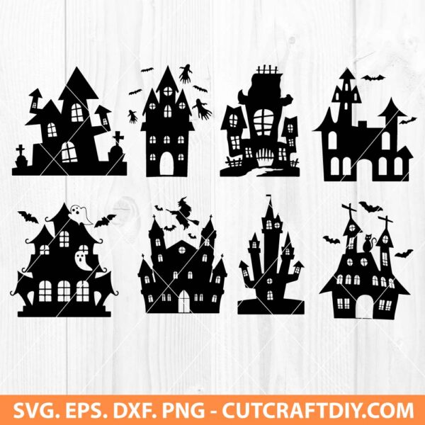 Haunted House Svg