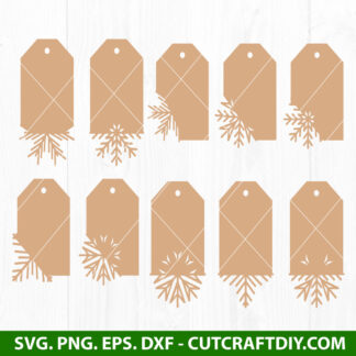 Christmas Gift Tags SVG
