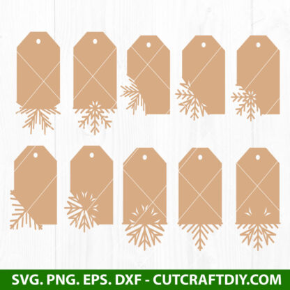 Christmas Gift Tags SVG
