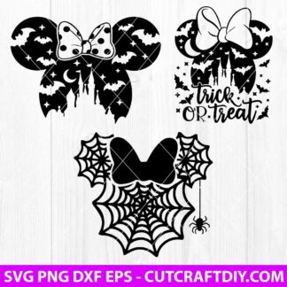 Disney Minnie Halloween SVG Bundle