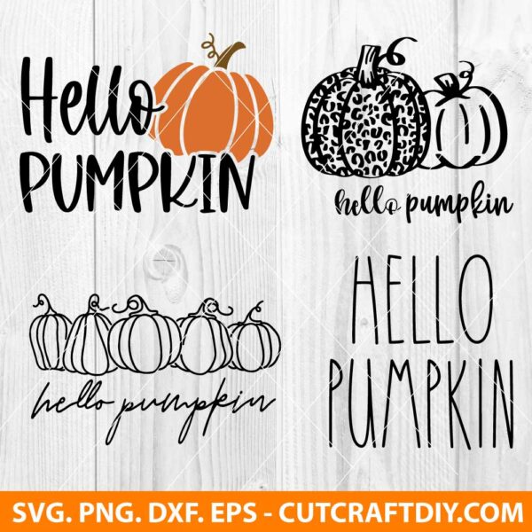 Hello Pumpkin SVG