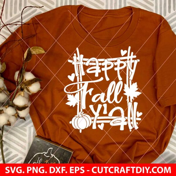 Happy Fall Y'all SVG