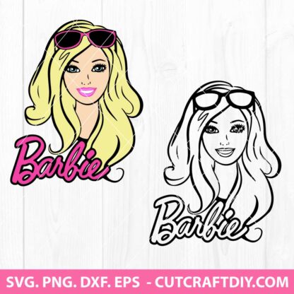 Barbie Face SVG
