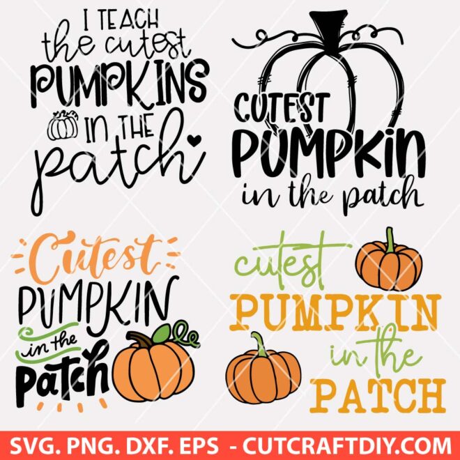Cutest Pumpkin in the Patch SVG Bundle