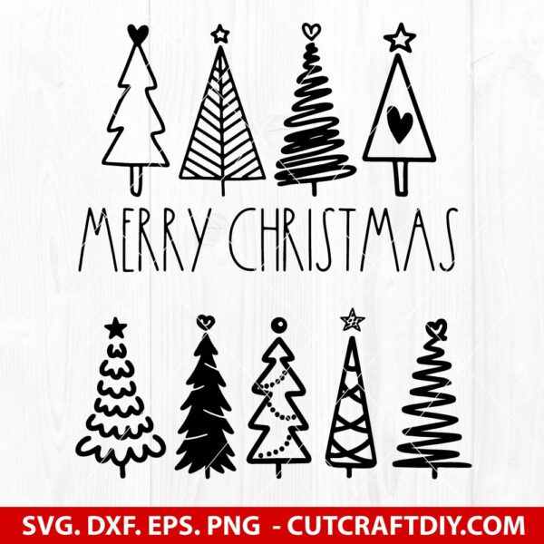 Christmas Trees SVG