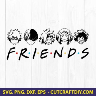 My Hero Academia Friends SVG