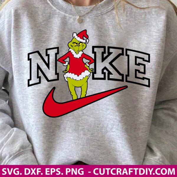 Nike Grinch SVG Cut file