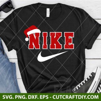 Nike Christmas SVG Cut File