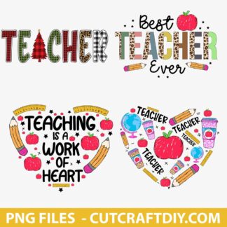 Teacher Sublimation PNG
