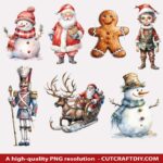 Watercolor Christmas Clip Art