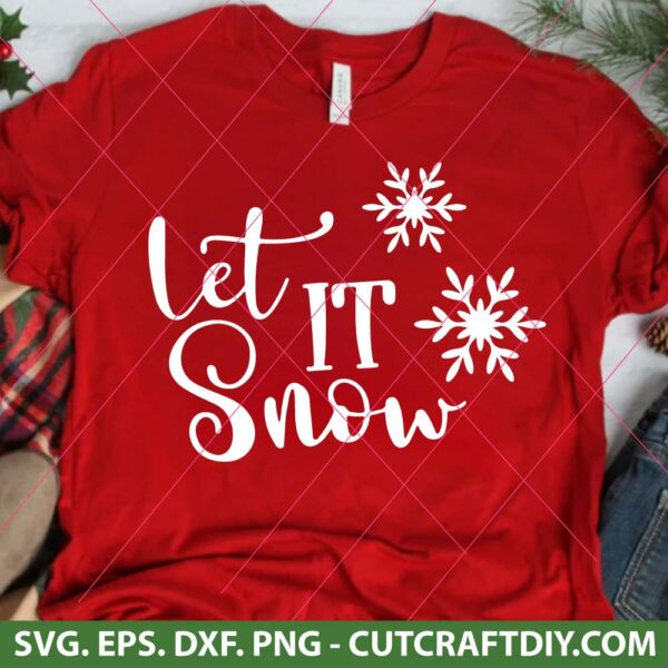 Let It Snow SVG