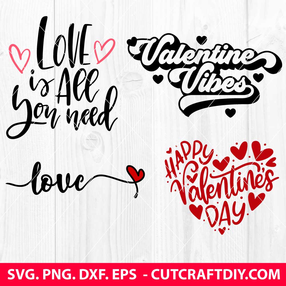 Happy Valentines Day SVG Bundle