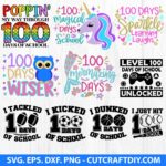 100 days of school SVG bundle