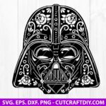 Darth Vader SVG, Darth Vader Silhouette, Vader Helmet Svg, Star War Svg, Star War Svg, Darth Vader Cut File, Svg File for Cricut, Cartoon Svg
