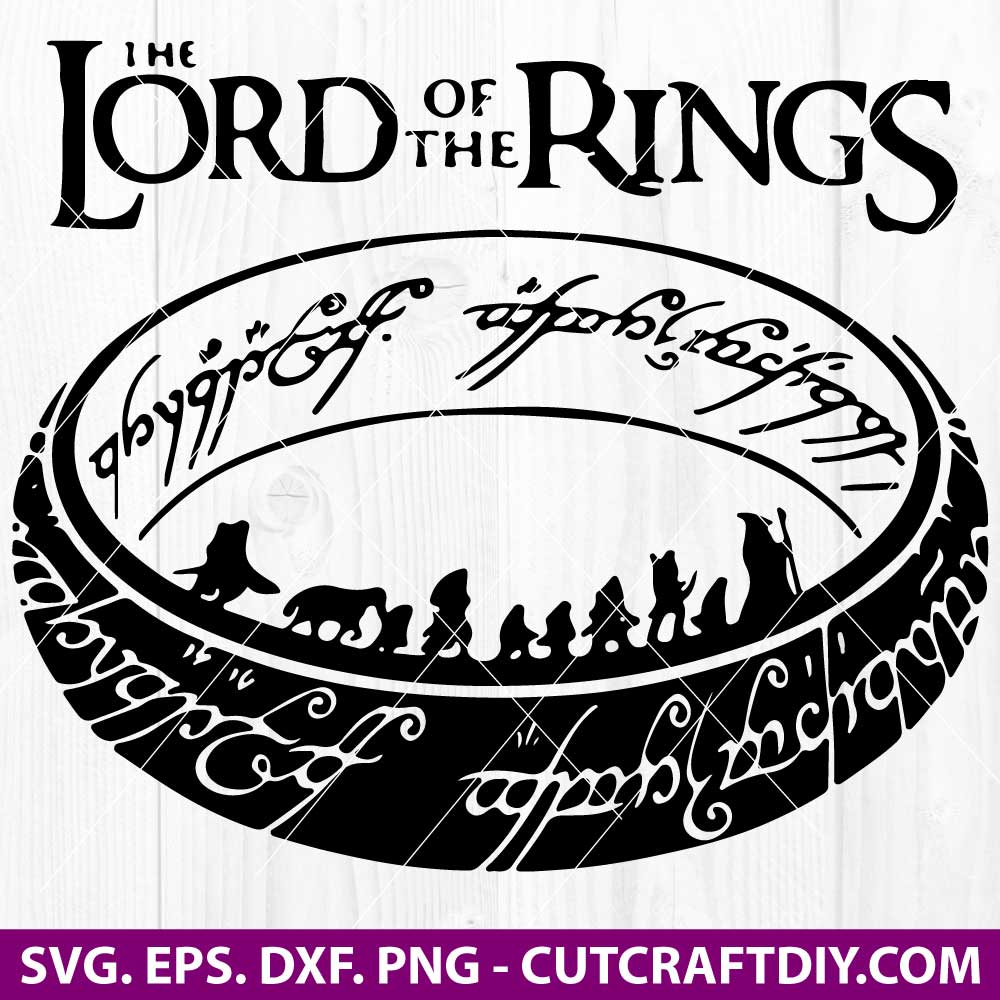 Lord Of The Rings SVG Cut File