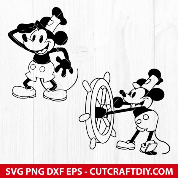 Steamboat Willie SVG