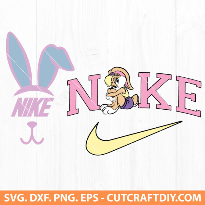 Nike Lola Bunny Easter Rabbit Bunny SVG Bundle