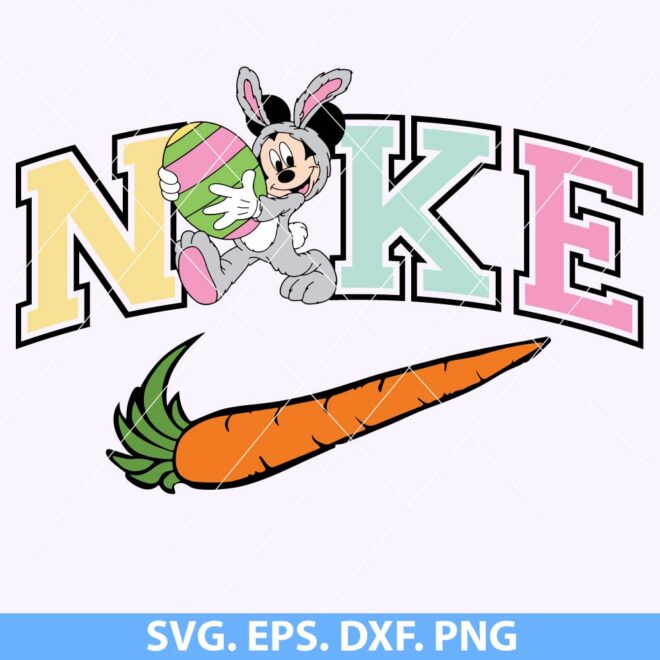 Nike Easter Bunny Mickey SVG