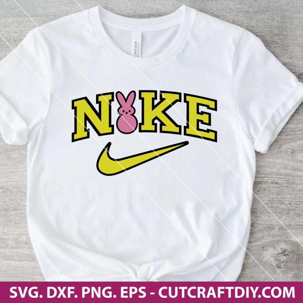 Nike Rabbit SVG Cut File Nike Bunny SVG Easter Nike SVG PNG DXF EPS for ...