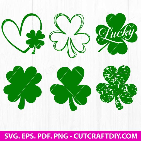 4 Leaf Clover SVG Cut File