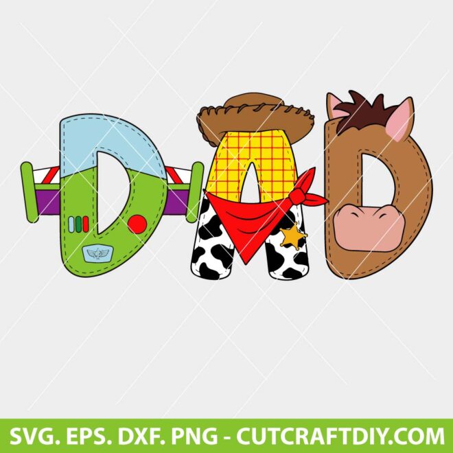 Dad Toy Story Svg