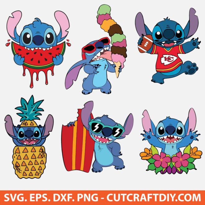 Disney Stitch SVG Bundle
