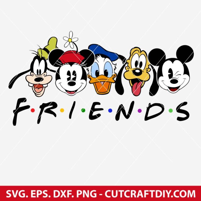 Mickey Friends SVG