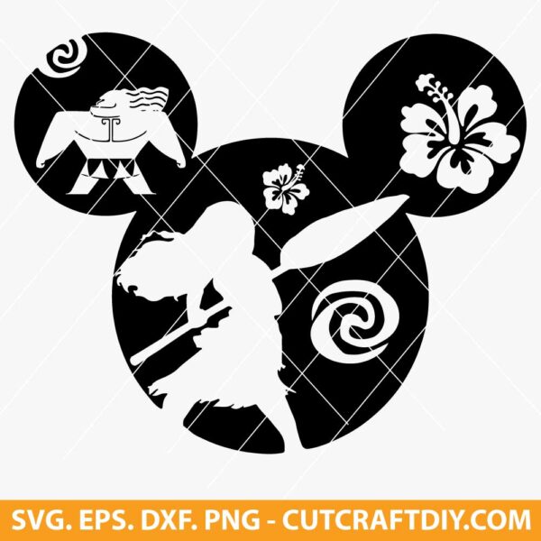 Moana Mickey SVG