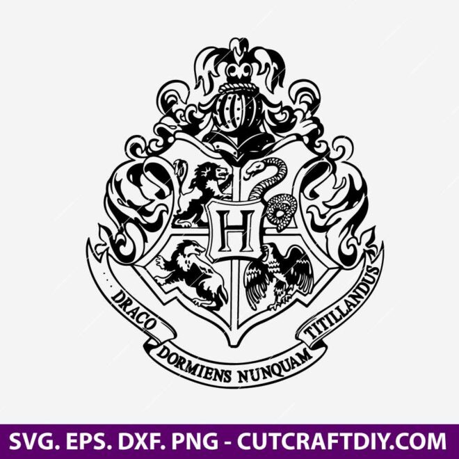 Hogwarts Crest SVG